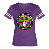Character #94 Women’s Vintage Sport T-Shirt - vintage purple/white
