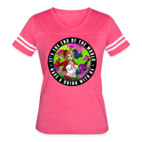 Character #94 Women’s Vintage Sport T-Shirt - vintage pink/white