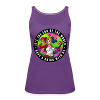 Character #94 Women’s Premium Tank Top - purple