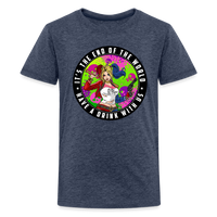 Character #94 Kids' Premium T-Shirt - heather blue