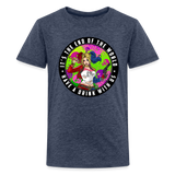 Character #94 Kids' Premium T-Shirt - heather blue