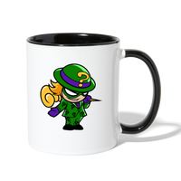 Character #95 Contrast Coffee Mug - white/black