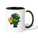 Character #95 Contrast Coffee Mug - white/black