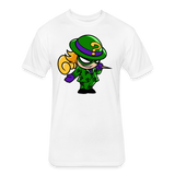 Character #95 Fitted Cotton/Poly T-Shirt by Next Level - white