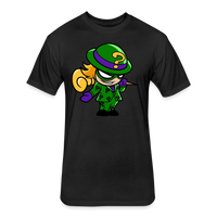 Character #95 Fitted Cotton/Poly T-Shirt by Next Level - black