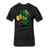 Character #95 Fitted Cotton/Poly T-Shirt by Next Level - black