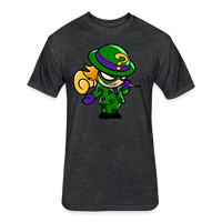 Character #95 Fitted Cotton/Poly T-Shirt by Next Level - heather black