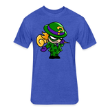Character #95 Fitted Cotton/Poly T-Shirt by Next Level - heather royal