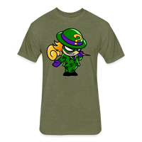 Character #95 Fitted Cotton/Poly T-Shirt by Next Level - heather military green
