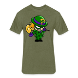 Character #95 Fitted Cotton/Poly T-Shirt by Next Level - heather military green