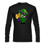 Character #95 Men's Long Sleeve T-Shirt by Next Level - black
