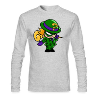 Character #95 Men's Long Sleeve T-Shirt by Next Level - heather gray