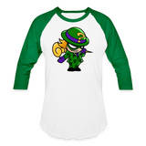 Character #95 Baseball T-Shirt - white/kelly green