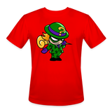 Character #95 Men’s Moisture Wicking Performance T-Shirt - red