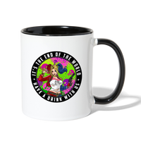 Character #94 Contrast Coffee Mug - white/black