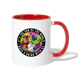 Character #94 Contrast Coffee Mug - white/red