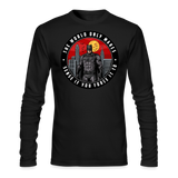 Character #96 Men's Long Sleeve T-Shirt by Next Level - black