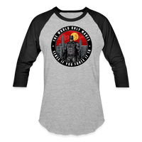 Character #96 Baseball T-Shirt - heather gray/black