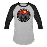 Character #96 Baseball T-Shirt - heather gray/black