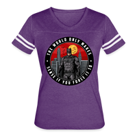 Character #96 Women’s Vintage Sport T-Shirt - vintage purple/white