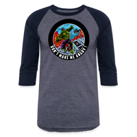 Character #97 Baseball T-Shirt - heather blue/navy