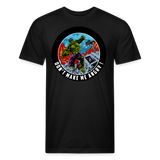Character #97 Fitted Cotton/Poly T-Shirt by Next Level - black