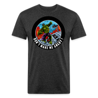 Character #97 Fitted Cotton/Poly T-Shirt by Next Level - heather black