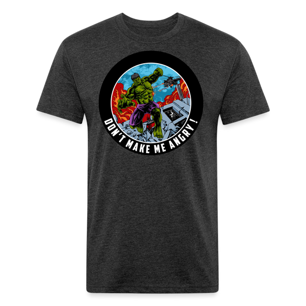 Character #97 Fitted Cotton/Poly T-Shirt by Next Level - heather black