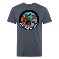 Character #97 Fitted Cotton/Poly T-Shirt by Next Level - heather navy