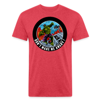 Character #97 Fitted Cotton/Poly T-Shirt by Next Level - heather red