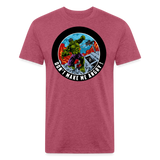Character #97 Fitted Cotton/Poly T-Shirt by Next Level - heather burgundy