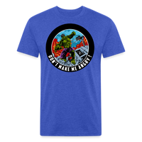 Character #97 Fitted Cotton/Poly T-Shirt by Next Level - heather royal