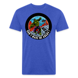 Character #97 Fitted Cotton/Poly T-Shirt by Next Level - heather royal
