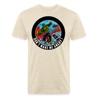 Character #97 Fitted Cotton/Poly T-Shirt by Next Level - heather cream