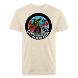 Character #97 Fitted Cotton/Poly T-Shirt by Next Level - heather cream