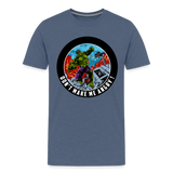 Character #97 Kids' Premium T-Shirt - heather blue