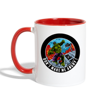 Character #97 Contrast Coffee Mug - white/red