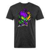 Character #98 Fitted Cotton/Poly T-Shirt by Next Level - heather black