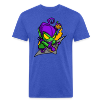 Character #98 Fitted Cotton/Poly T-Shirt by Next Level - heather royal