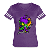 Character #98 Women’s Vintage Sport T-Shirt - vintage purple/white