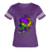 Character #98 Women’s Vintage Sport T-Shirt - vintage purple/white