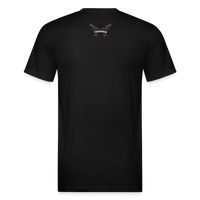 Character #99 Fitted Cotton/Poly T-Shirt by Next Level - black