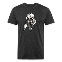 Character #99 Fitted Cotton/Poly T-Shirt by Next Level - heather black