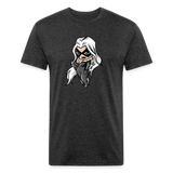 Character #99 Fitted Cotton/Poly T-Shirt by Next Level - heather black