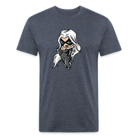 Character #99 Fitted Cotton/Poly T-Shirt by Next Level - heather navy