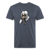Character #99 Fitted Cotton/Poly T-Shirt by Next Level - heather navy