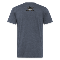 Character #99 Fitted Cotton/Poly T-Shirt by Next Level - heather navy