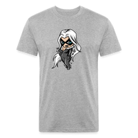 Character #99 Fitted Cotton/Poly T-Shirt by Next Level - heather gray