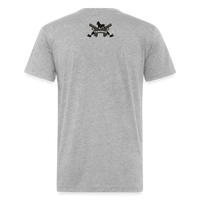 Character #99 Fitted Cotton/Poly T-Shirt by Next Level - heather gray