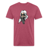 Character #99 Fitted Cotton/Poly T-Shirt by Next Level - heather burgundy